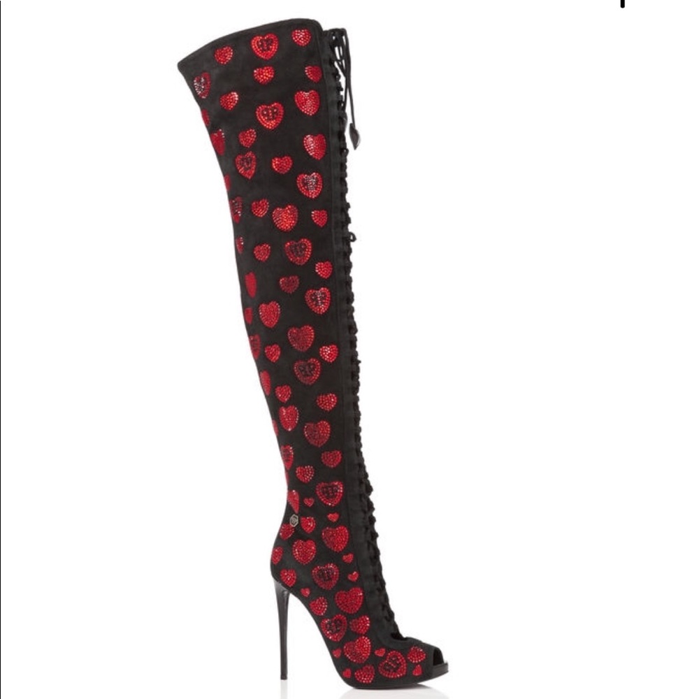 Phillip Plein high heels high Ganesha boot